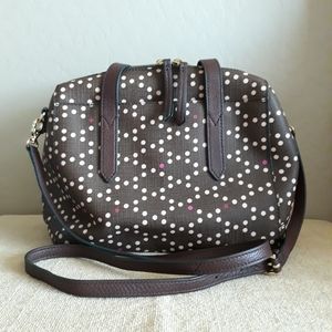 Fossil womans sydney satchel crossbody  bag